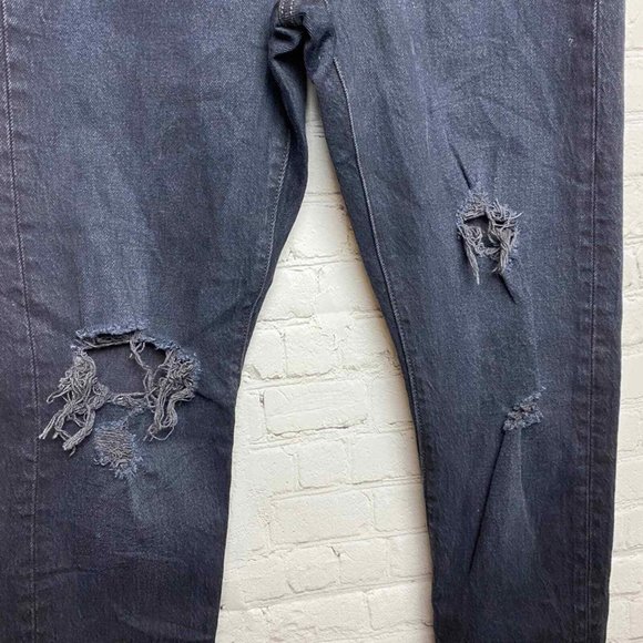 Levi’s 501 Women’s High Rise Distressed/Ripped Knees EUC w26l30 - Picture 7 of 8